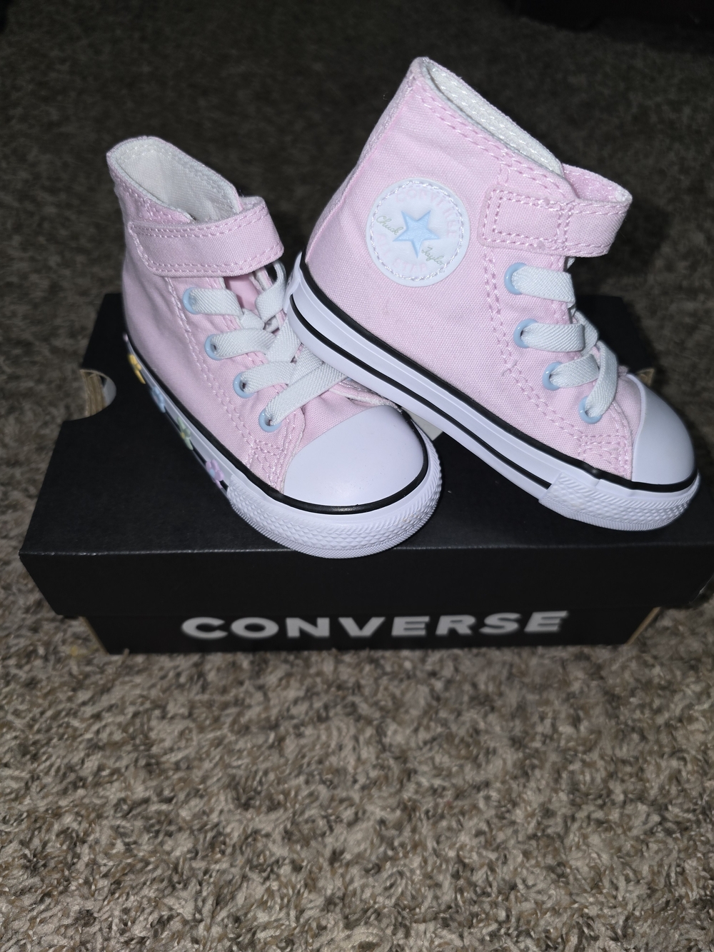 Converse Kids' Pink High-Top Sneakers